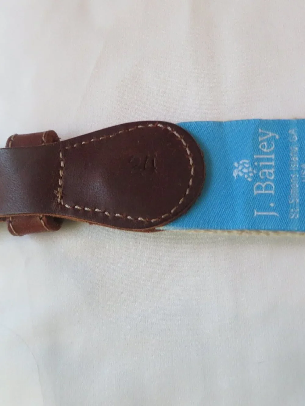 Size 22 (22 in) | J.Bailey Boys Belt | Golf Pattern